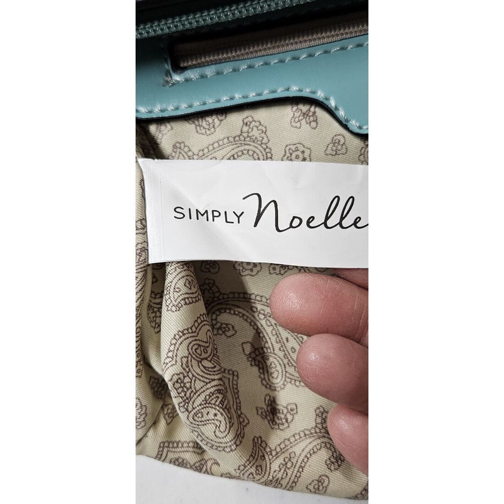 SIMPLY NOELLE box bag blue crossbody purse - Picture 12 of 16
